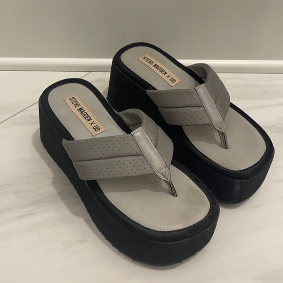 Steve Madden Shoes - Urban Outfitters x Steve Madden Platform Thong Sandal
